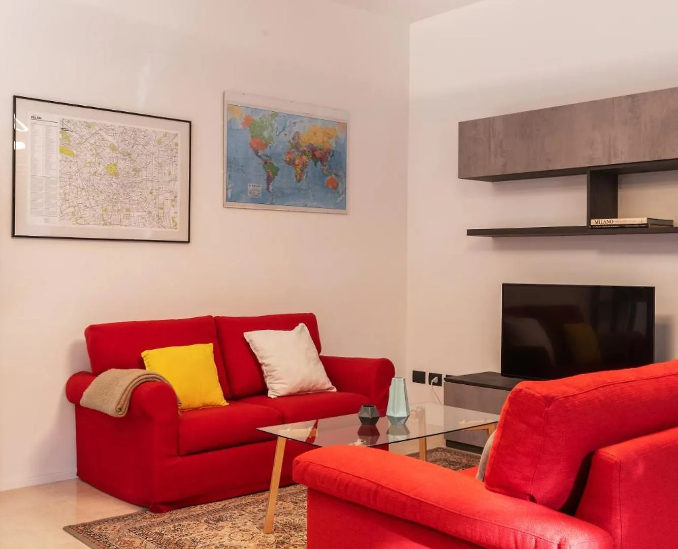 아파트 Frassini Flexyrent Apt. Aircon 밀라노 이탈리아